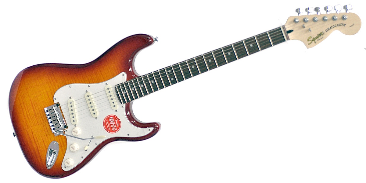 SQUIER/Standard Stratocaster FMT Amber Sunburst