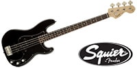 SQUIER Affinity Precision Bass PJ Black アウトレット品