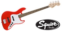 SQUIER Affinity Jazz Bass Race Red エレキベース