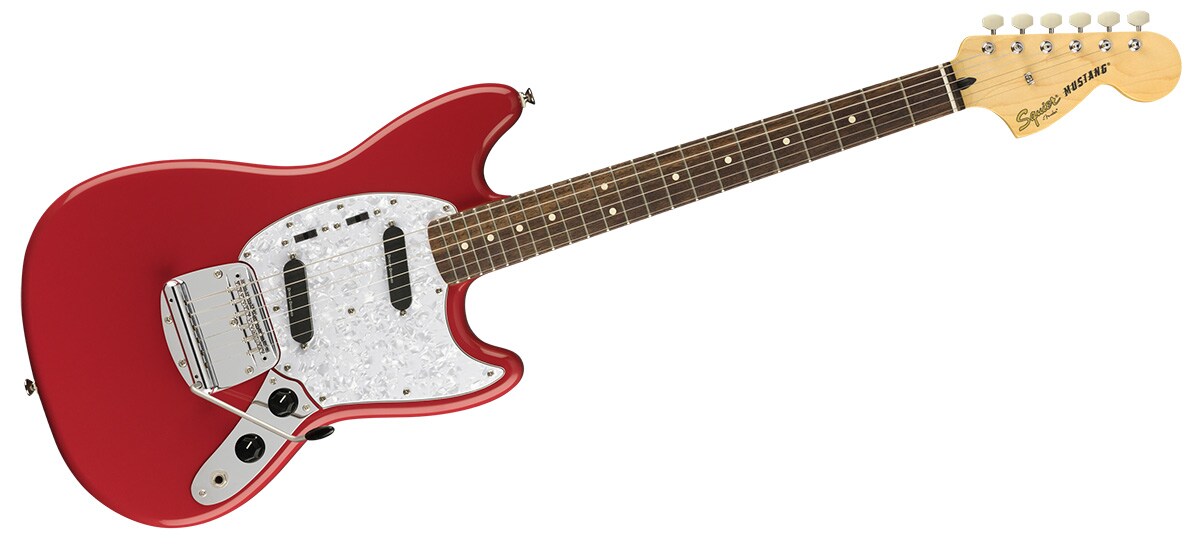 SQUIER/Vintage Modified Mustang Fiesta Red