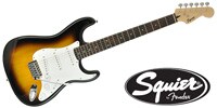 SQUIER Bullet Strat with Tremolo Brown Sunburst