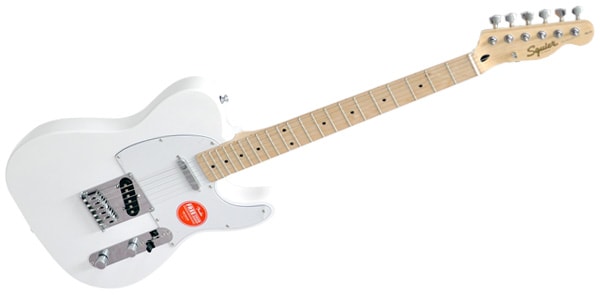 スクワイヤ Affinity Tele Arctic White