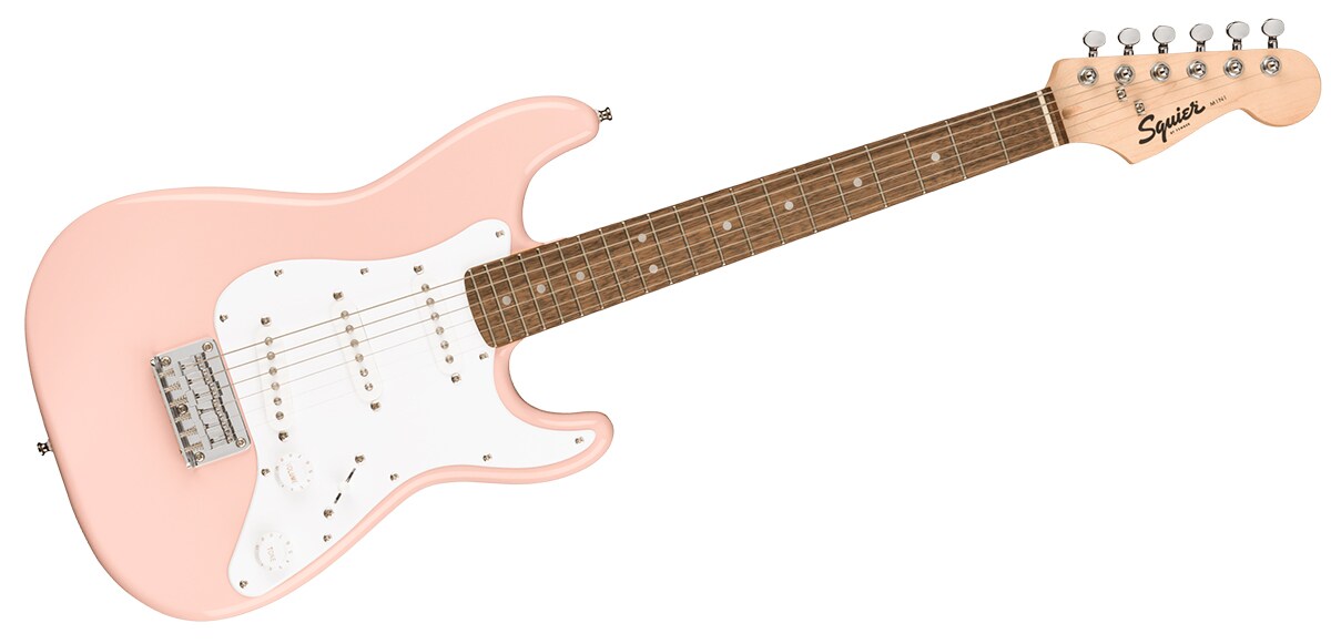 SQUIER/Mini Stratocaster Shell Pink　ミニエレキギター