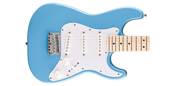 SQUIER ( スクワイヤ ) Mini Strat Maple FB White PG California Blue