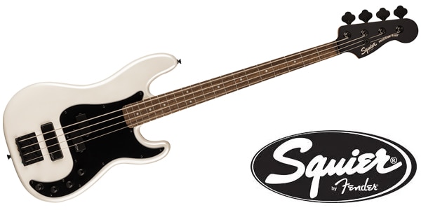 SQUIER/Contemporary Active Precision Bass PH, Laurel, Pearl White