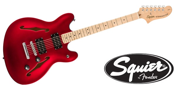 SQUIER / Affinity Series Starcaster Candy Apple Red