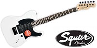 SQUIER Jim Root Tele Flat White