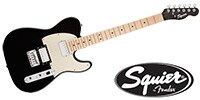 SQUIER Contemporary Telecaster HH Black Metallic