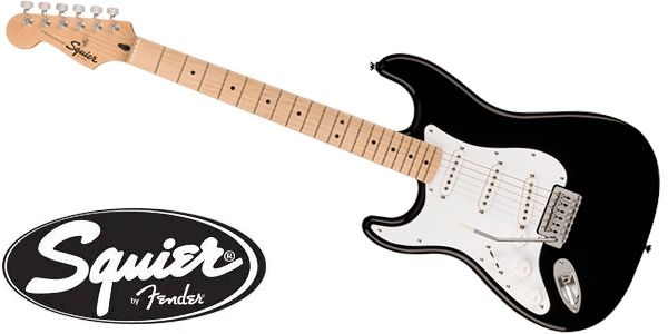 Sonic Stratocaster LH Maple-FB White-PG Black