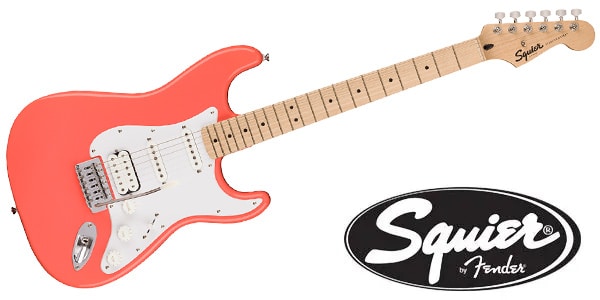 SQUIER / Sonic Stratocaster HSS Tahitian Coral