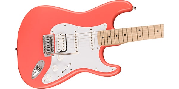 SQUIER / Sonic Stratocaster HSS Tahitian Coral画像4