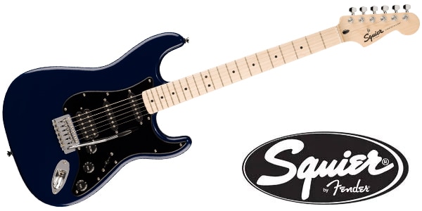 SQUIER ( スクワイヤ ) / Squier Sonic Strat HSS Maple FB Black PG Midnight Blue
