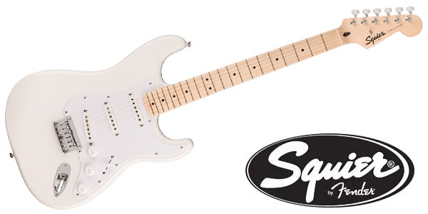 Sonic Stratocaster HT Maple-FB White-PG Arctic White