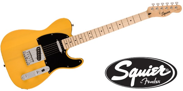 美品 Squier スクワイヤー ストラトキャスター 茶 ブラウン エレキギター - ギター