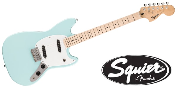 SQUIER ( スクワイヤ )  / Squier Sonic Mustang Maple FB White PG Daphne Blue