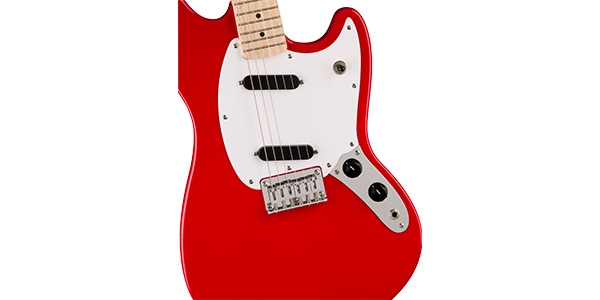 SQUIER ( スクワイヤ ) Sonic Mustang Maple-FB White-PG Torino Red