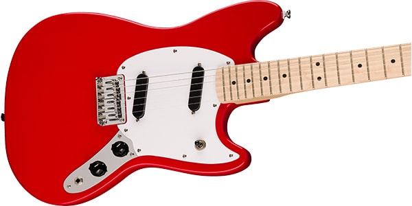 SQUIER / Sonic Mustang Maple-FB White-PG Torino Red画像4