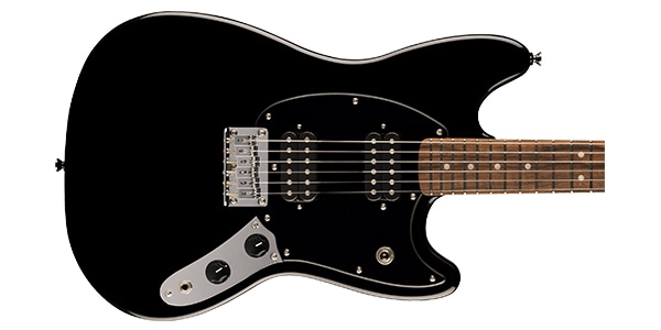 SQUIER ( スクワイヤ )  / Squier Sonic Mustang HH Laurel FB Black PG Black画像3