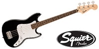 SQUIER Sonic Bronco Bass Laurel-FB White-PG Black