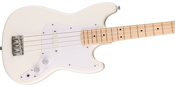 SQUIER / Sonic Bronco Bass Maple-FB White-PG Arctic White画像4