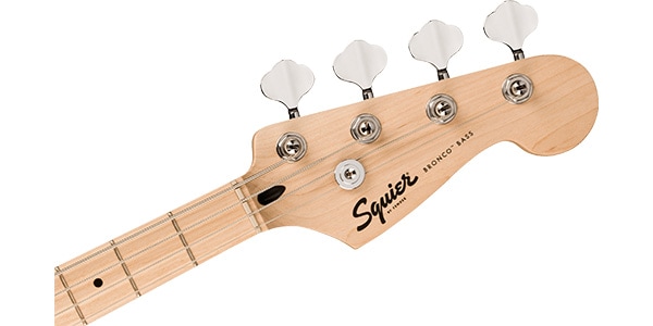 SQUIER / Sonic Bronco Bass Maple-FB White-PG Arctic White画像5
