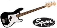 SQUIER Sonic Precision Bass Laurel-FB White-PG Black