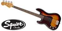 SQUIER Classic Vibe &#039;60s Precision Bass 3-Color Sunburst Lefty