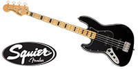 SQUIER Classic Vibe &#039;70s Jazz Bass Black Left-Handed