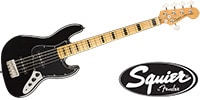 SQUIER Classic Vibe &#039;70s Jazz Bass V Black