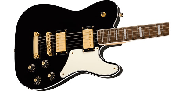 SQUIER / Ltd Para Troublemaker TeleDlx,LFB, ParchmentPG Gold , Black画像4