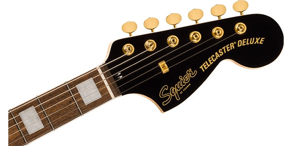 SQUIER / Ltd Para Troublemaker TeleDlx,LFB, ParchmentPG Gold , Black画像5