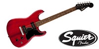SQUIER / Paranormal Strat-O-Sonic  Black PG Crimson Red Transparent