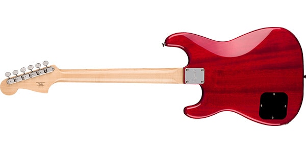 SQUIER / Paranormal Strat-O-Sonic  Black PG Crimson Red Transparent画像2
