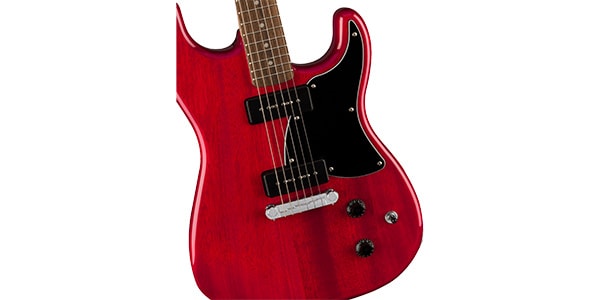 SQUIER / Paranormal Strat-O-Sonic  Black PG Crimson Red Transparent画像3