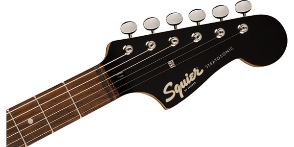 SQUIER / Paranormal Strat-O-Sonic  Black PG Crimson Red Transparent画像4