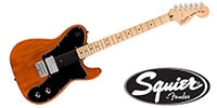 SQUIER / Paranormal Esquire Deluxe Maple FB Black Pickguard Mocha