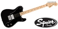 SQUIER / Paranormal Esquire Deluxe Maple FB Black PG Metallic Black