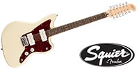 SQUIER / Paranormal Jazzmaster XII Tortoiseshell PG Olympic White