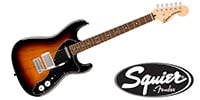 SQUIER / Para Strat DX Laurel FB Black Pickguard 3-Color Sunburst