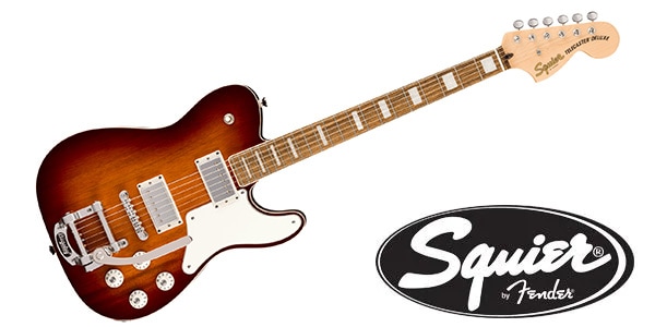 SQUIER ( スクワイヤ )  / Para Troublemaker Tele DX Bigsby Laurel FB Honey Sunburst