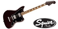 SQUIER / Para Baritone Jazzmaster HH Laurel FB Oxblood