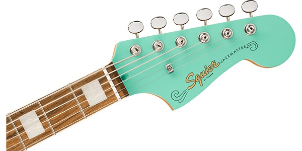 SQUIER ( スクワイヤ ) / Para Baritone Jazzmaster HH Laurel FB Sea Foam Green画像4