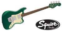 SQUIER Paranormal Rascal Bass HH Laurel Mint PG Sherwood Green