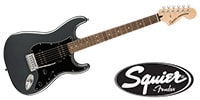 SQUIER Affinity Series Stratocaster HH Laure Charcoal Frost Metalli