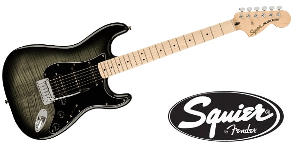 SQUIER/Affinity Stratocaster FMT HSS Maple BPG Black Burst