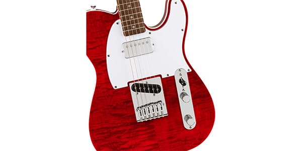 SQUIER / Affinity TeleFMT SH, L FB, WhitePG Crimson Red Transparent画像3