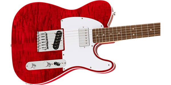 SQUIER / Affinity TeleFMT SH, L FB, WhitePG Crimson Red Transparent画像4