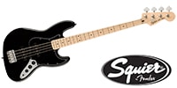 SQUIER / Affinity Jazz Bass MN BPG BLK