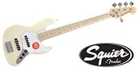 SQUIER / Affinity Jazz Bass V Olympic White