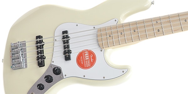 SQUIER / Affinity Jazz Bass V Olympic White画像2